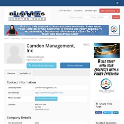 Best Commercial Property Management services in Cincinnati, OH - Camden Management