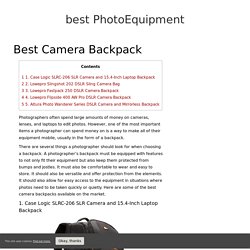 Best Camera Backpack Top 5 List