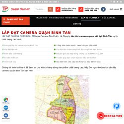 Lắp đặt camera quận Bình Tân