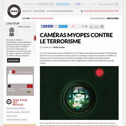 Les caméras myopes contre le terrorisme