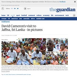 David Cameron's visit to Jaffna, Sri Lanka – in pictures