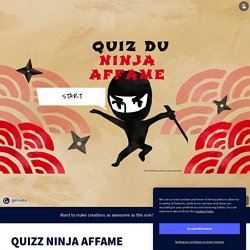 QUIZZ NINJA AFFAME by camille.reveillere on Genially