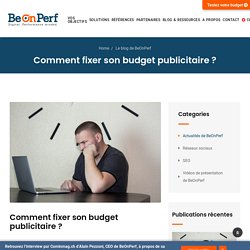 Fixer le budget d’une campagne de marketing digital.