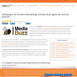 Esempi di digital-data-visual storytelling per aziende - MediaBuzz