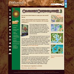 Campaign Cartographer 3 (CC3) RPG and fantasy map making software