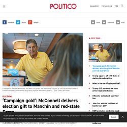 10/21: McConnell's election gift to Manchin & red-state Dems