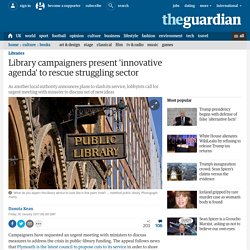 Library campaigners present 'innovative agenda' to rescue struggling sector