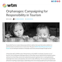 Orphanages: Campaigning for Responsibility in Tourism