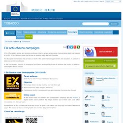 EU anti-tobacco campaigns
