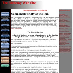 Campanella's City of the Sun