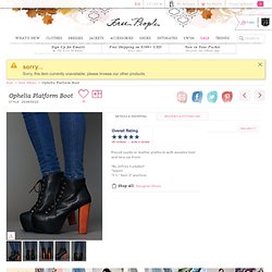 Jeffrey Campbell Ophelia Platform Boot at Free People Clothing Boutique