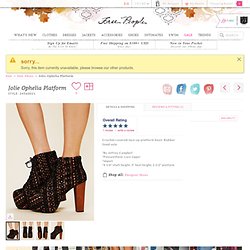 Jeffrey Campbell Jolie Ophelia Platform at Free People Clothing Boutique