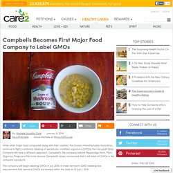 Campbells Becomes First Major Food Company to Label GMOs