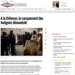 A la Défense, le campement des Indignés démantelé