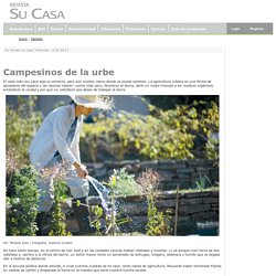 Campesinos de la urbe: huertas en la ciudad