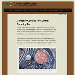 Campfire Cooking for Summer Camping Fun