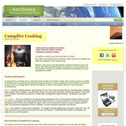 Campfire Cooking: Recipes and techniques for cooking on an open fire
