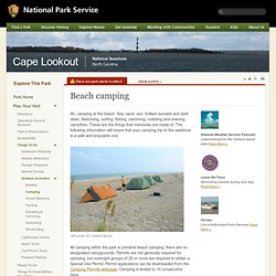 Cape Lookout National Seashore - Beach camping