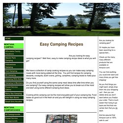 Easy Camping Recipes - Good Camping Meals