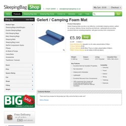 Gelert Camping Foam Mat | Sleeping Bag Shop - UK Delivery