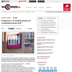 Besançon : Camponovo : le Modem propose la constitution d’une SCIC actualité Besançon Franche