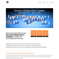 Virtual Collaboration Campus - 30 March - 2 April 2020