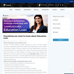 Everything you need to know about Education Loan