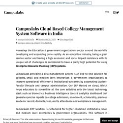 Campuslabs Cloud Based College Management System Software in India – Campuslabs