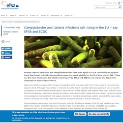 EFSA 17/12/15 Campylobacter and Listeria infections still rising in the EU – say EFSA and ECDC
