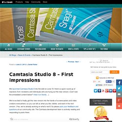 Camtasia Studio 8 - First impressionsTechSmith Blogs