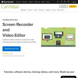 Camtasia Studio, TechSmith's Screen Recording Software