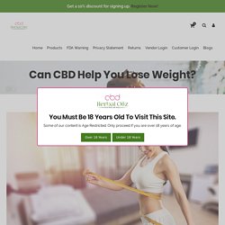 Can CBD Help You Lose Weight?
