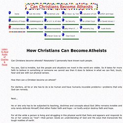 Can Christians Become Atheists