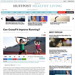 Can CrossFit Improve Running?