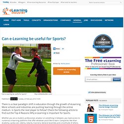 Can e-Learning be useful for Sports?