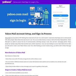 Can't Login To Yahoo Mail