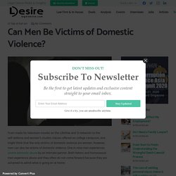 Can Men Be Victims of Domestic Violence?