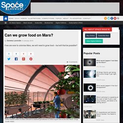 Can we grow food on Mars?