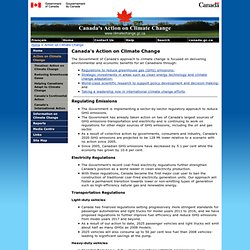 Canada's Action on Climate Change