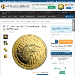 Buy 2018 1 Oz Canada Golden Eagle (New RCM Coins)