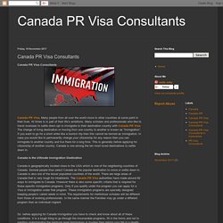 Canada PR Visa Consultants: Canada PR Visa Consultants