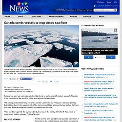 Canada sends vessels to map Arctic sea floor
