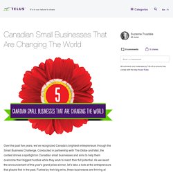 Canadian Small Businesses That Are Changing The World
