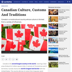 Canadian Culture, Customs and Traditions