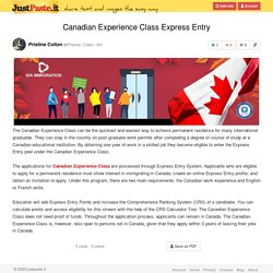 Canadian Experience Class Express Entry