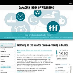 Canadian Index of Wellbeing
