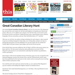 Great Canadian Literary Hunt - This Magazine