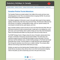 Canadian Prairies Tourist Attractions