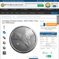 Buy 1 Oz Canadian Silver lynx Coins, Predator Series RCM