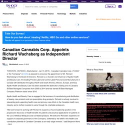 Canadian Cannabis Corp. Appoints Richard Wachsberg as Independent Director